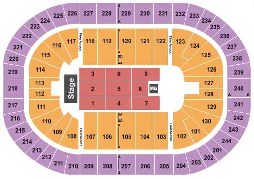 seating chart for MVP Arena - Jeff Dunham - eventticketscenter.com