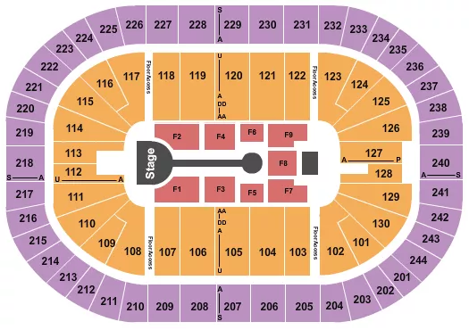 seating chart for MVP Arena - Lauren Daigle - eventticketscenter.com