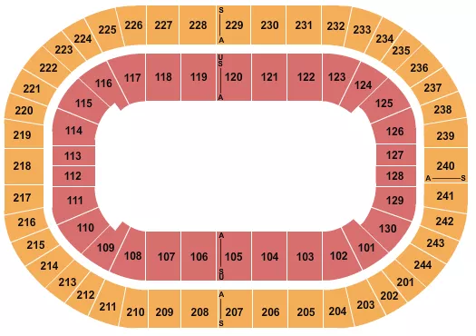 seating chart for MVP Arena - Monster Jam - eventticketscenter.com