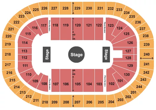 seating chart for MVP Arena - Ringling Bros Circus - eventticketscenter.com