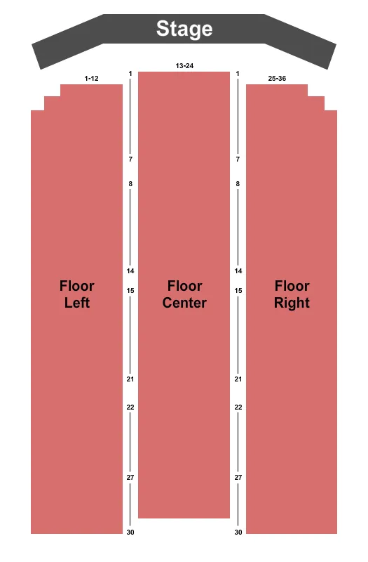 seating chart for MacEwan Hall - Endstage-2 - eventticketscenter.com