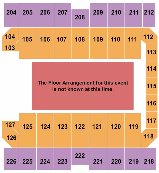 seating chart for Macon Centreplex - Coliseum - Generic Floor - eventticketscenter.com