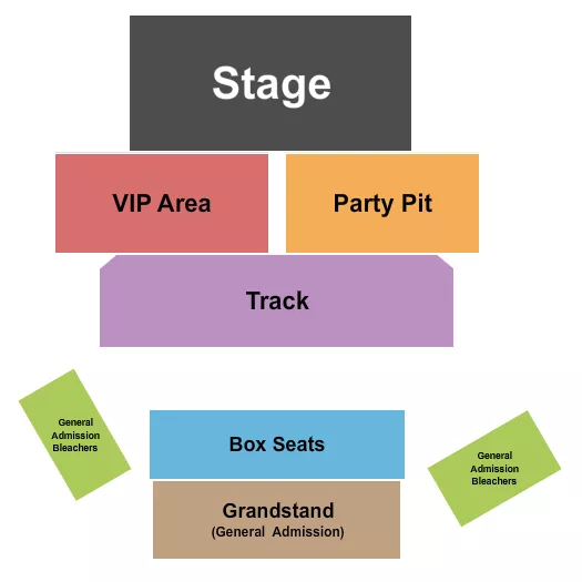 seating chart for Macoupin County Fairgrounds - Endstage - eventticketscenter.com