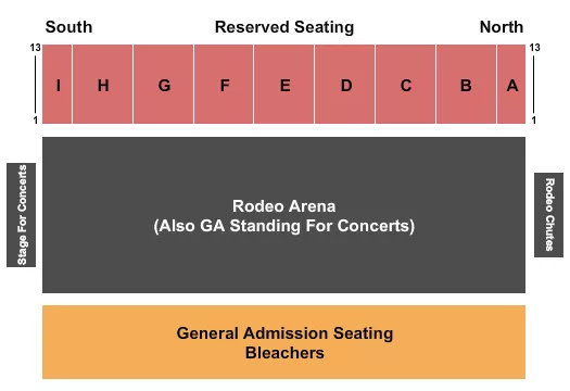 seating chart for Madison County Fair and Rodeo - Concert/Rodeo - eventticketscenter.com