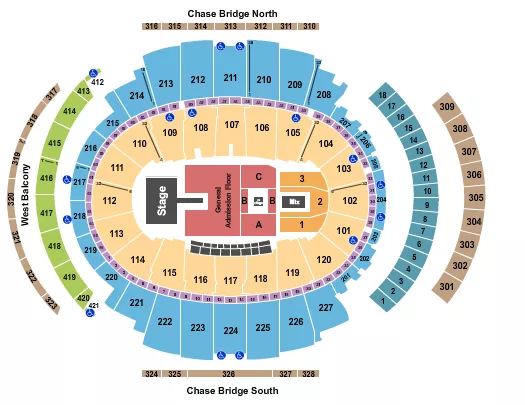 seating chart for Madison Square Garden - Alex Warren - eventticketscenter.com