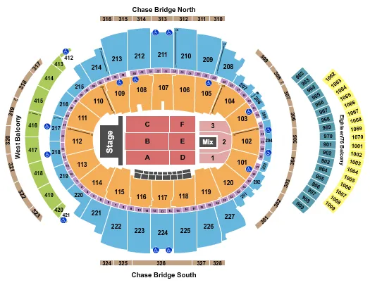 seating chart for Madison Square Garden - Big Time Rush - eventticketscenter.com