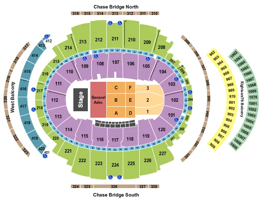 seating chart for Madison Square Garden - Dave Matthews Band - eventticketscenter.com