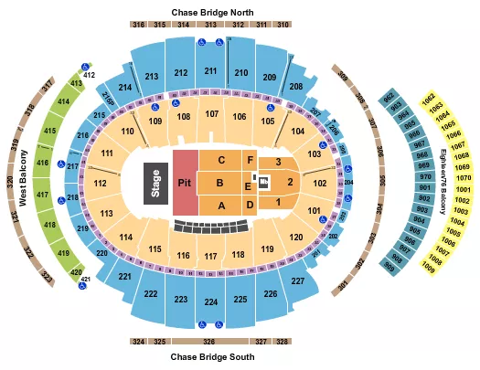 seating chart for Madison Square Garden - Dave Matthews Band 1 - eventticketscenter.com