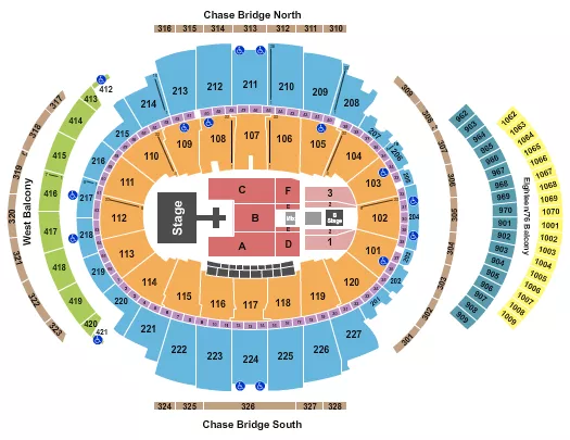 seating chart for Madison Square Garden - Def Leppard - eventticketscenter.com