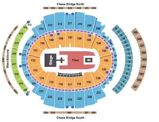 seating chart for Madison Square Garden - Dua Lipa - eventticketscenter.com