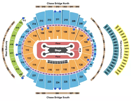 seating chart for Madison Square Garden - Feid - eventticketscenter.com
