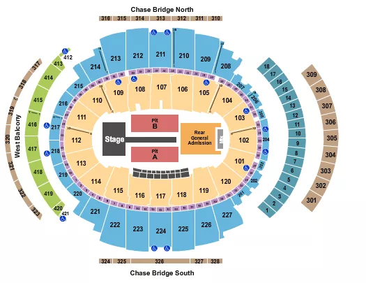 seating chart for Madison Square Garden - Florence and The Machine - eventticketscenter.com