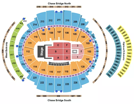 seating chart for Madison Square Garden - Hilary Duff - eventticketscenter.com