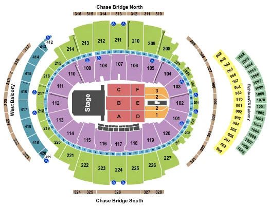 seating chart for Madison Square Garden - Jingle Ball - eventticketscenter.com