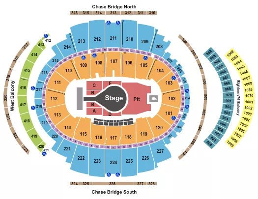 seating chart for Madison Square Garden - Kacey Musgroves - eventticketscenter.com