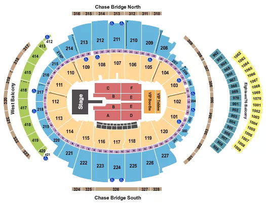 seating chart for Madison Square Garden - Mary J. Blige - eventticketscenter.com