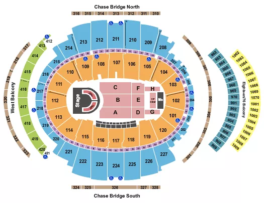 seating chart for Madison Square Garden - Megan Thee Stallion - eventticketscenter.com