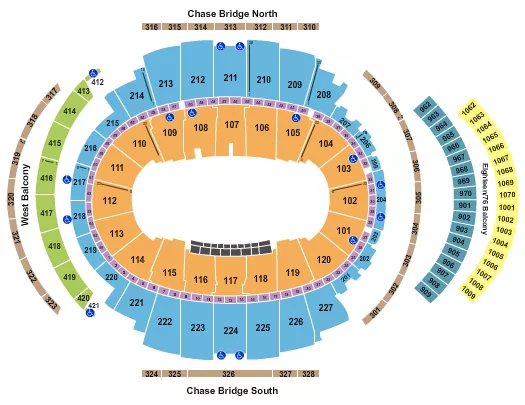 seating chart for Madison Square Garden - New York Knicks Watch Party - eventticketscenter.com