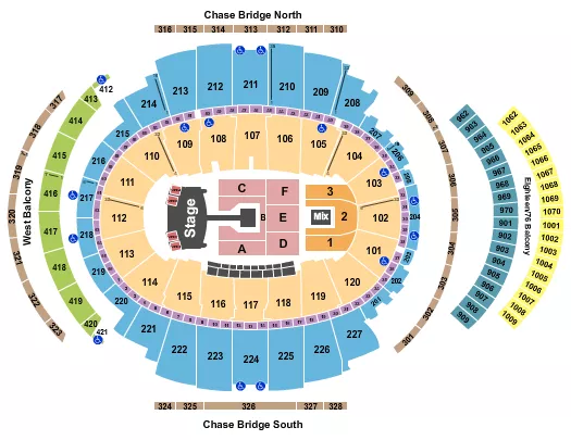 seating chart for Madison Square Garden - Queen & Adam Lambert 2 - eventticketscenter.com