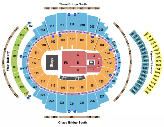 seating chart for Madison Square Garden - Slipknot - eventticketscenter.com