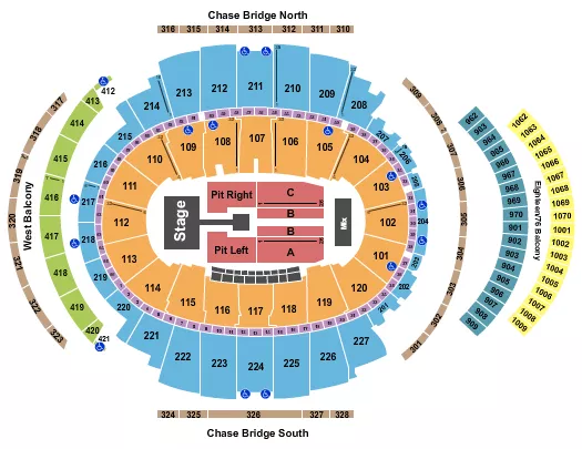 seating chart for Madison Square Garden - Sombr - eventticketscenter.com
