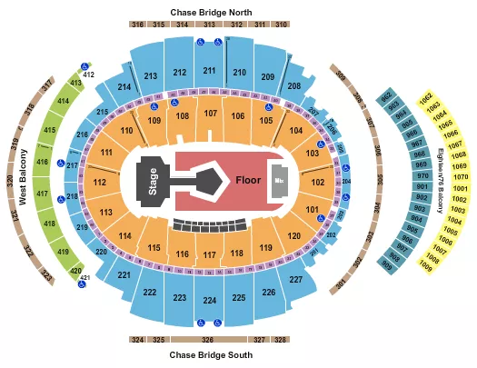 seating chart for Madison Square Garden - Tomorrow X Together - eventticketscenter.com