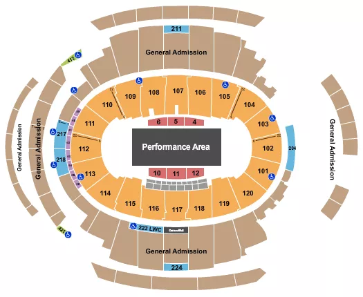 seating chart for Madison Square Garden - Westminster Dog Show - eventticketscenter.com