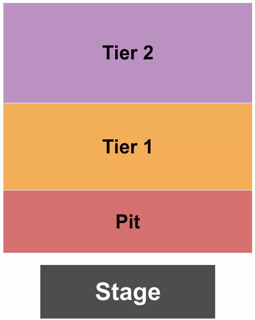seating chart for Madison Theater - Covington - Endstage Pit & Tiers - eventticketscenter.com
