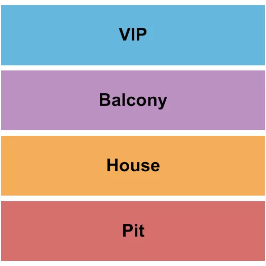 seating chart for Madison Theater - Covington - Pit/House/Balcony/VIP - eventticketscenter.com