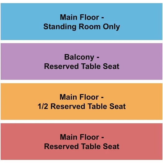 seating chart for Madlife Stage & Studios - MF/Balcony - eventticketscenter.com
