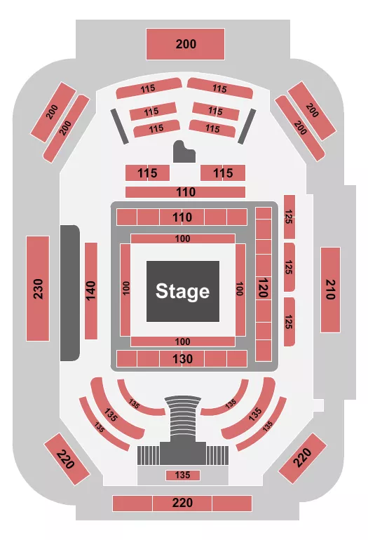 seating chart for Magic Mike Theater At Sahara Hotel & Casino - Magic Mike Live 4 - eventticketscenter.com