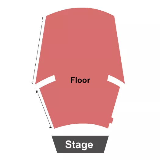 seating chart for Mainstage Theatre - College of Lake County - End Stage - eventticketscenter.com