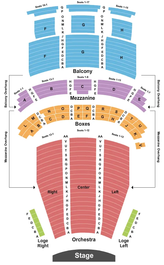 seating chart for Majestic Theatre - Dallas - Endstage - eventticketscenter.com