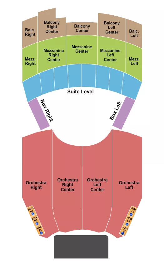 seating chart for Majestic Theatre - San Antonio - Endstage - eventticketscenter.com