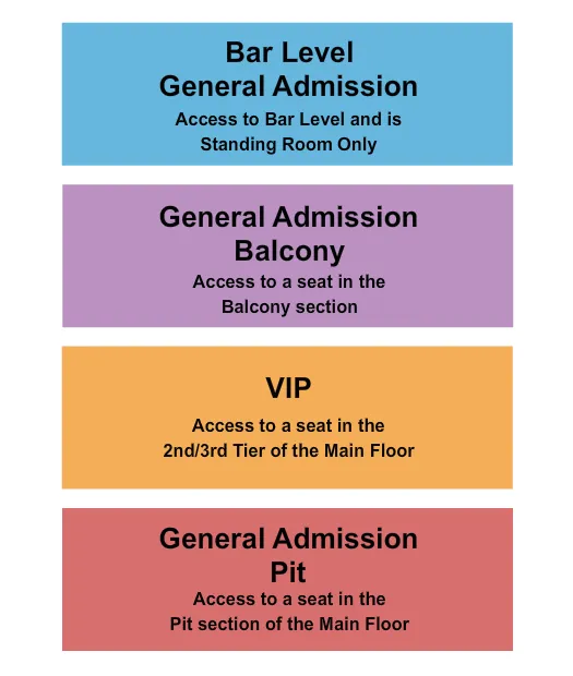 seating chart for Majestic Ventura Theatre - General Admission Event - eventticketscenter.com