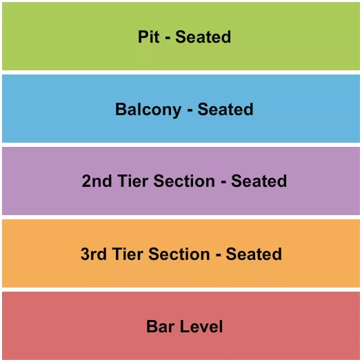 seating chart for Majestic Ventura Theatre - Patton Oswalt - eventticketscenter.com