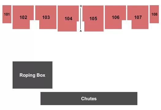 seating chart for Mallet Event Center - Rodeo - eventticketscenter.com