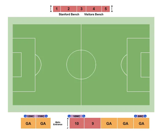 Soccer Seating Map