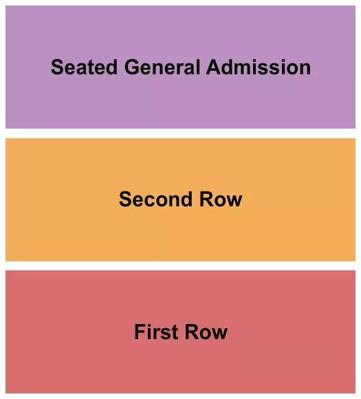 seating chart for Manchester Music Hall - 1st Row/2nd Row/GA - eventticketscenter.com