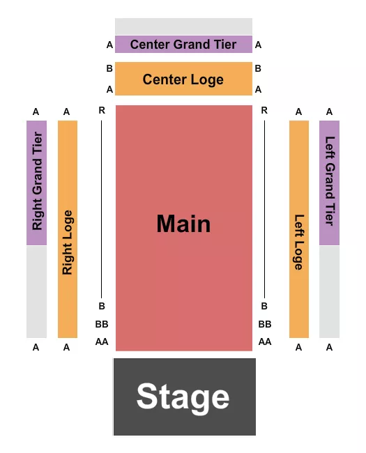 seating chart for M&T Bank Exchange - Endstage - eventticketscenter.com