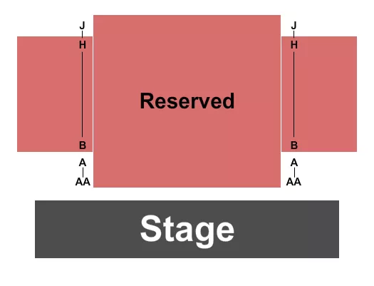 seating chart for Manoa Valley Theatre - Endstage - eventticketscenter.com