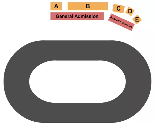 seating chart for Maquoketa Speedway - Racing - eventticketscenter.com