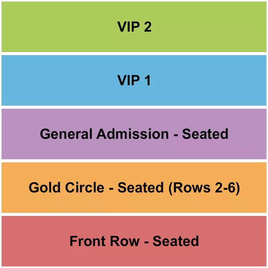 seating chart for Marathon Music Works - Front Row/GC/GA/VIP - eventticketscenter.com