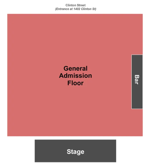 seating chart for Marathon Music Works - General Admission - eventticketscenter.com