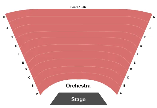 seating chart for Margaret Lesher Theatre at Lesher Center for the Arts - End Stage - eventticketscenter.com