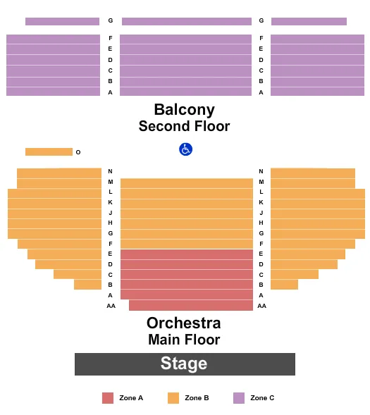 Theater - IntZone Seating Map