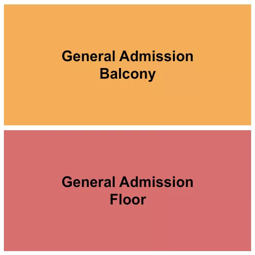 seating chart for Marquee Theatre - AZ - GA/Balcony GA - eventticketscenter.com