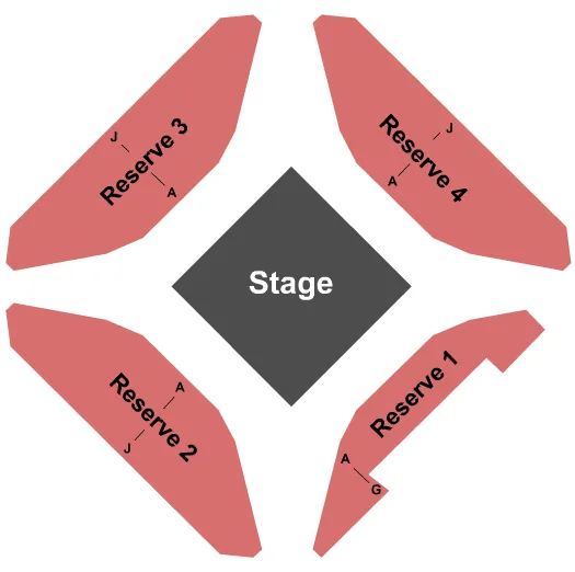 seating chart for Marriott Theatre - End Stage - eventticketscenter.com