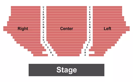 seating chart for Mary Rippon Outdoor Theatre - Endstage - eventticketscenter.com