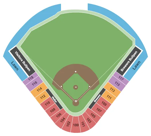 seating chart for American Family Fields of Phoenix - Baseball - eventticketscenter.com